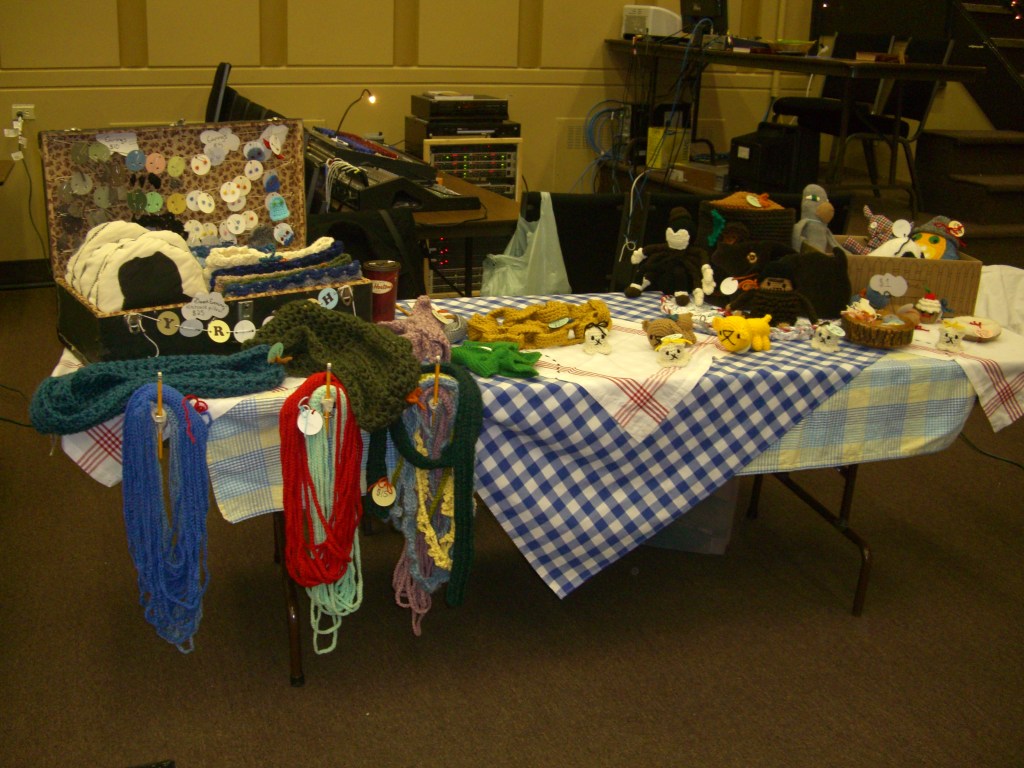 My table at&nbsp;craftateria